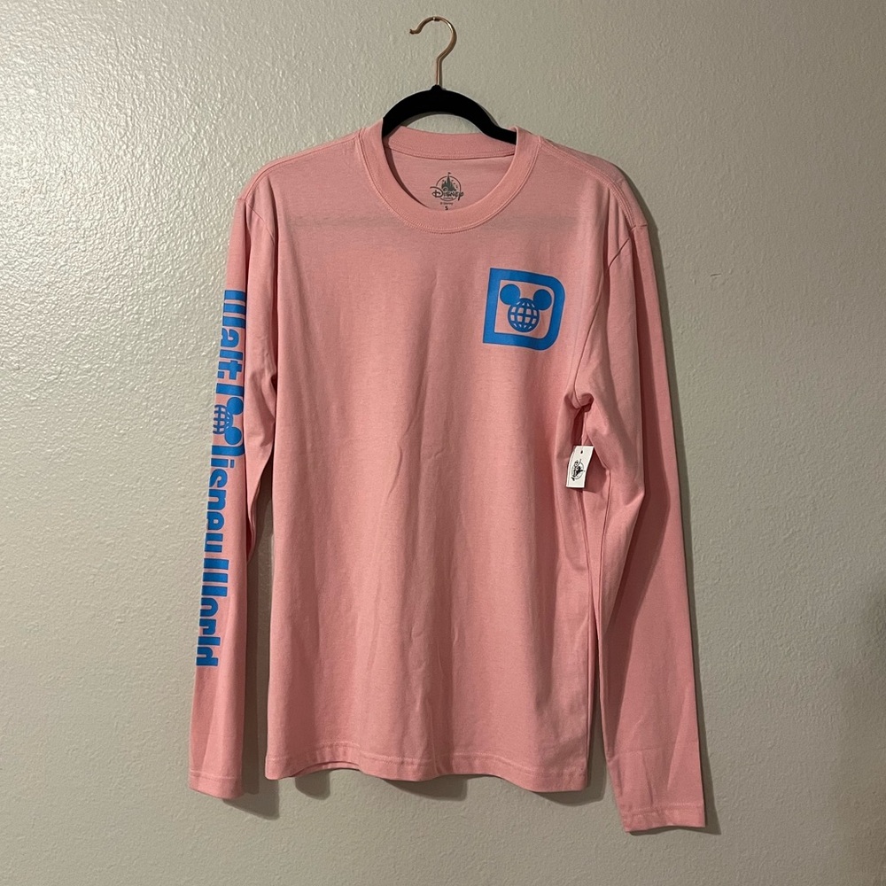 NWT Disney Parks Walt Disney World Spirit Jersey-Style Long Sleeve Tee